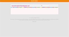 Desktop Screenshot of barcelonabombardejada.cat